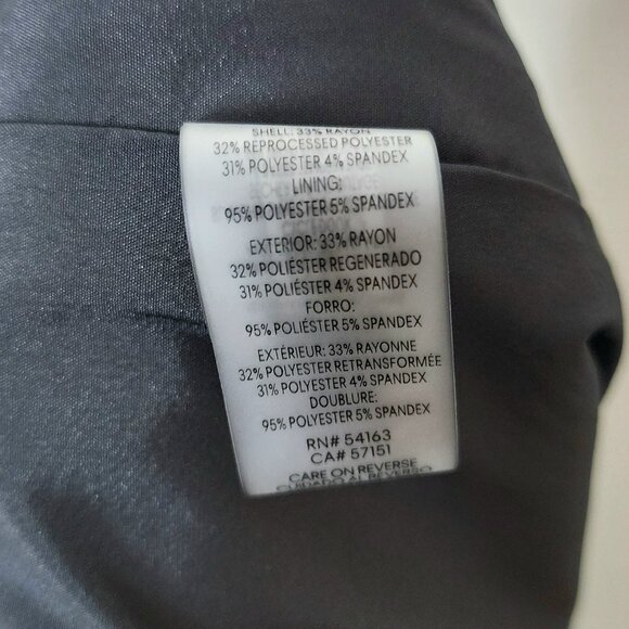 Calvin Klein Dark Grey / Charcoal Pencil Skirt – Size 8 – NWT - Picture 4 of 6
